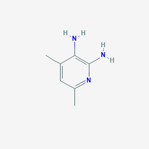 Chemical structure of 4,6-Dimethylpyridine-2,3-diamine