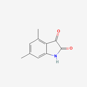 Chemical structure of 4,6-Dimethylindoline-2,3-dione