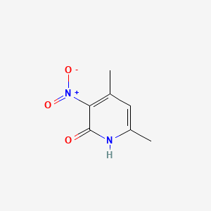 Chemical structure of 4,6-Dimethyl-3-nitropyridin-2(1H)-one