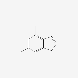 Chemical structure of 4,6-Dimethyl-1H-indene
