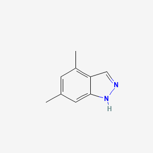 Chemical structure of 4,6-Dimethyl-1H-indazole