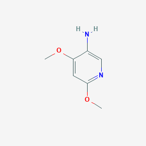 Chemical structure of 4,6-Dimethoxypyridin-3-amine