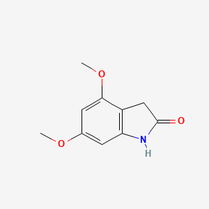 Chemical structure of 4,6-Dimethoxyindolin-2-one