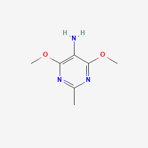 Chemical structure of 4,6-Dimethoxy-2-methylpyrimidin-5-amine