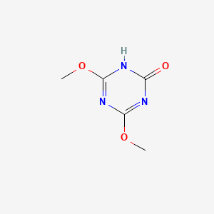Chemical structure of 4,6-Dimethoxy-1,3,5-triazin-2(1H)-one