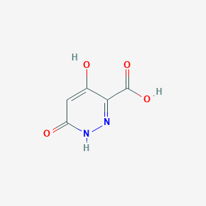 Chemical structure of 4,6-Dihydroxypyridazine-3-carboxylic acid