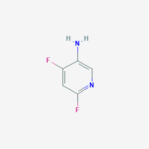 Chemical structure of 4,6-Difluoropyridin-3-amine