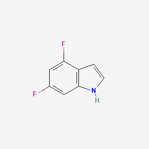 Chemical structure of 4,6-DIFLUOROINDOLE