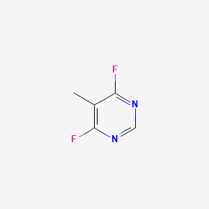 Chemical structure of 4,6-Difluoro-5-methylpyrimidine