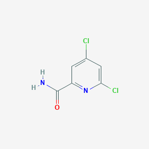 Chemical structure of 4,6-Dichloropicolinamide