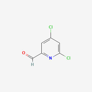 Chemical structure of 4,6-Dichloropicolinaldehyde