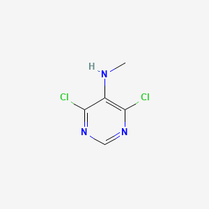 Chemical structure of 4,6-Dichloro-N-methylpyrimidin-5-amine