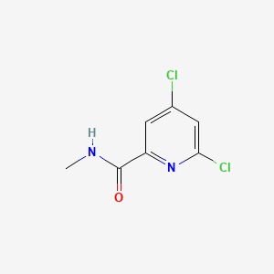 Chemical structure of 4,6-Dichloro-N-methyl-2-pyridinecarboxamide