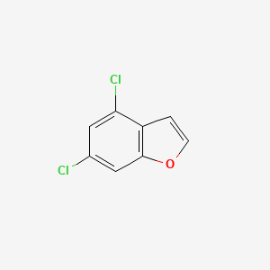 Chemical structure of 4,6-Dichlorobenzofuran