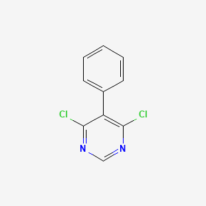 Chemical structure of 4,6-Dichloro-5-phenylpyrimidine