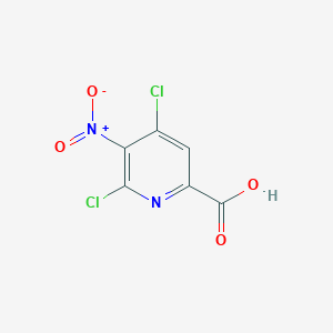 Chemical structure of 4,6-Dichloro-5-nitropicolinic acid