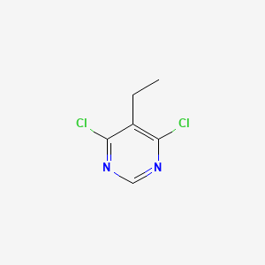 Chemical structure of 4,6-Dichloro-5-Ethylpyrimidine