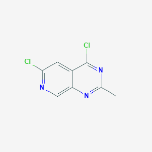 Chemical structure of 4,6-Dichloro-2-methylpyrido[3,4-d]pyrimidine