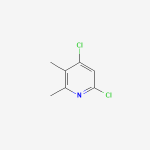 Chemical structure of 4,6-Dichloro-2,3-dimethylpyridine