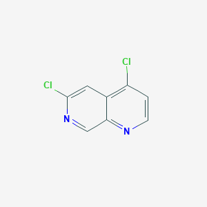 Chemical structure of 4,6-Dichloro-1,7-naphthyridine