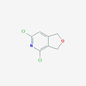 Chemical structure of 4,6-Dichloro-1,3-dihydrofuro[3,4-c]pyridine