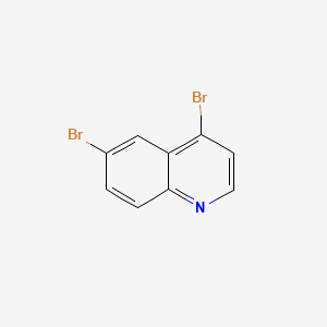 Chemical structure of 4,6-Dibromoquinoline