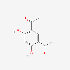 Chemical structure of 4,6-Diacetylresorcinol