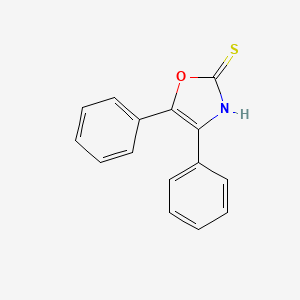 Chemical structure of 4,5-Diphenyl-2-oxazolethiol