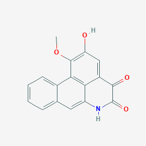 Chemical structure of 4,5-Dioxodehydroasimilobine