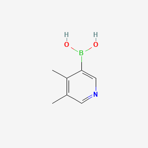 Chemical structure of 4,5-DIMETHYLPYRIDINE-3-BORONIC ACID