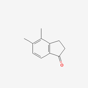 Chemical structure of 4,5-Dimethyl-2,3-dihydro-1H-inden-1-one