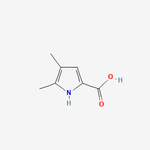 Chemical structure of 4,5-Dimethyl-1H-pyrrole-2-carboxylic acid