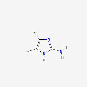 Chemical structure of 4,5-Dimethyl-1H-imidazol-2-amine