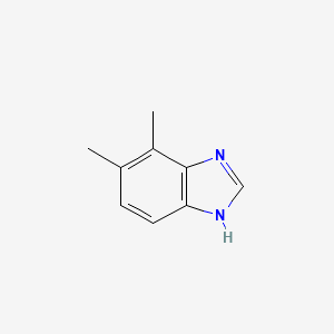 Chemical structure of 4,5-dimethyl-1H-1,3-benzodiazole