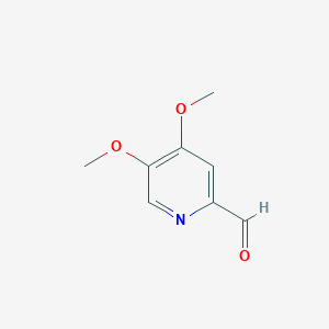 Chemical structure of 4,5-Dimethoxypicolinaldehyde