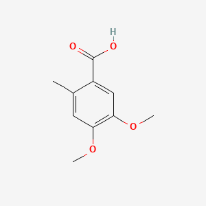 Chemical structure of 4,5-Dimethoxy-2-methylbenzoic Acid
