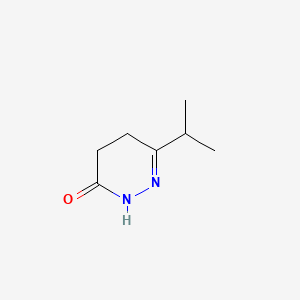 Chemical structure of 6-(Propan-2-yl)-4,5-dihydropyridazin-3(2H)-one