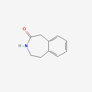 Chemical structure of 4,5-DIHYDRO-1H-BENZO[D]AZEPIN-2(3H)-ONE