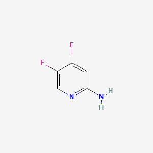 Chemical structure of 4,5-Difluoropyridin-2-amine