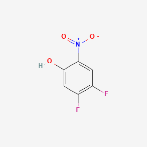Chemical structure of 4,5-Difluoro-2-nitrophenol