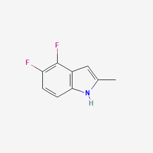 Chemical structure of 4,5-Difluoro-2-methylindole