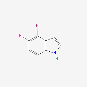 Chemical structure of 4,5-Difluoro-1H-indole