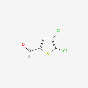 Chemical structure of 4,5-Dichlorothiophene-2-carbaldehyde