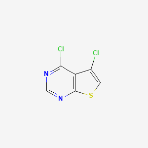 Chemical structure of 4,5-Dichlorothieno[2,3-d]pyrimidine