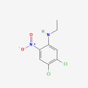 Chemical structure of 4,5-dichloro-N-ethyl-2-nitroaniline