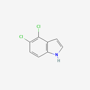 Chemical structure of 4,5-Dichloroindole