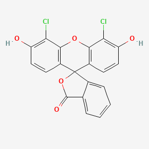 Chemical structure of 4,5-Dichlorofluorescein