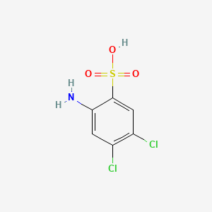 Chemical structure of 4,5-Dichloroaniline-2-sulfonic Acid