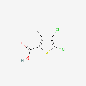 Chemical structure of 4,5-Dichloro-3-methylthiophene-2-carboxylic acid