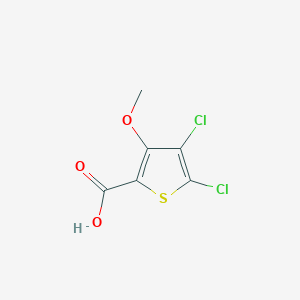 Chemical structure of 4,5-Dichloro-3-methoxythiophene-2-carboxylic acid